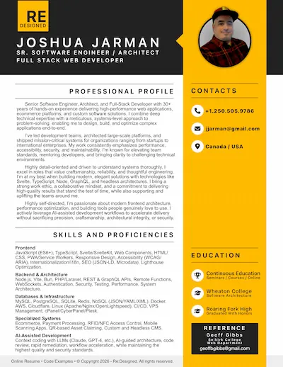 Profile & Skills